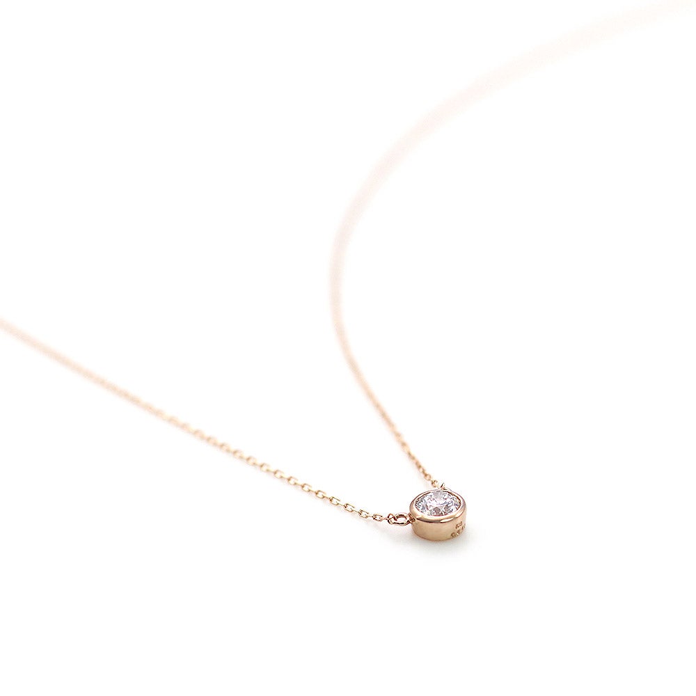 K18PG ダイヤモンド 一粒ネックレス_04