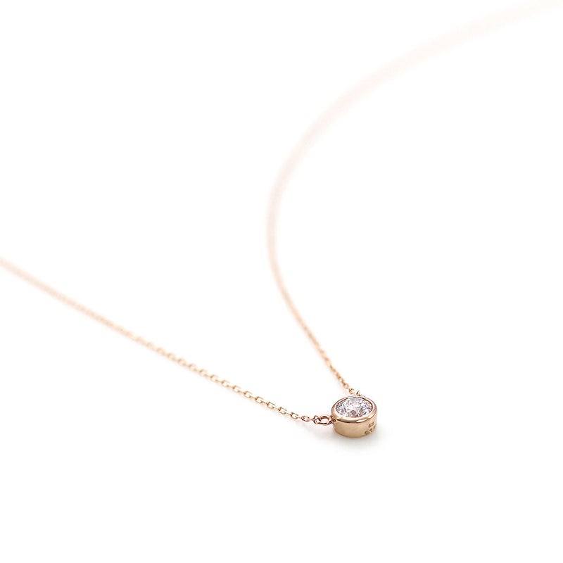 K18PG ダイヤモンド 一粒ネックレス_04