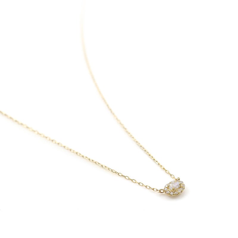 K18YG ダイヤモンド＆ロイヤルブルームーンストーン ネックレス_03