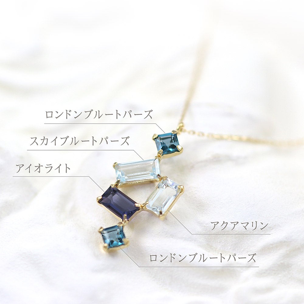 K18YG マルチストーン ネックレス_03