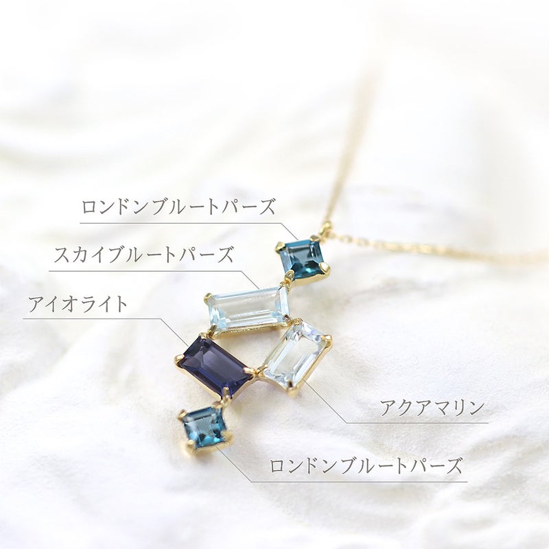 K18YG マルチストーン ネックレス_03