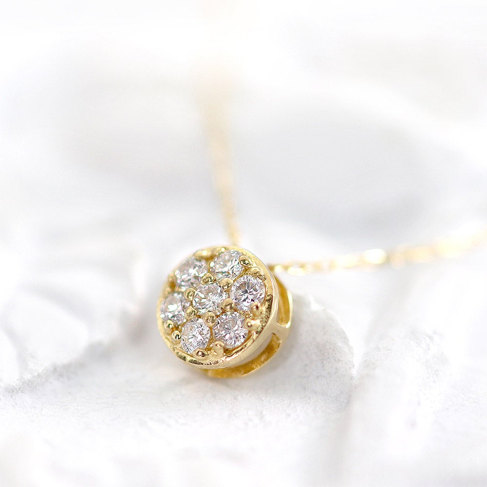 K18YG ダイヤモンド ネックレス_10