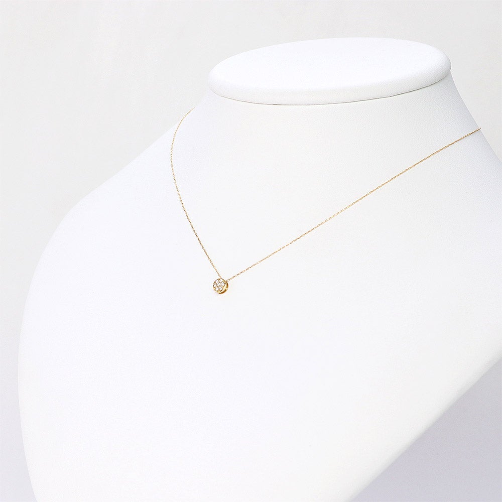 K18YG ダイヤモンド ネックレス_12