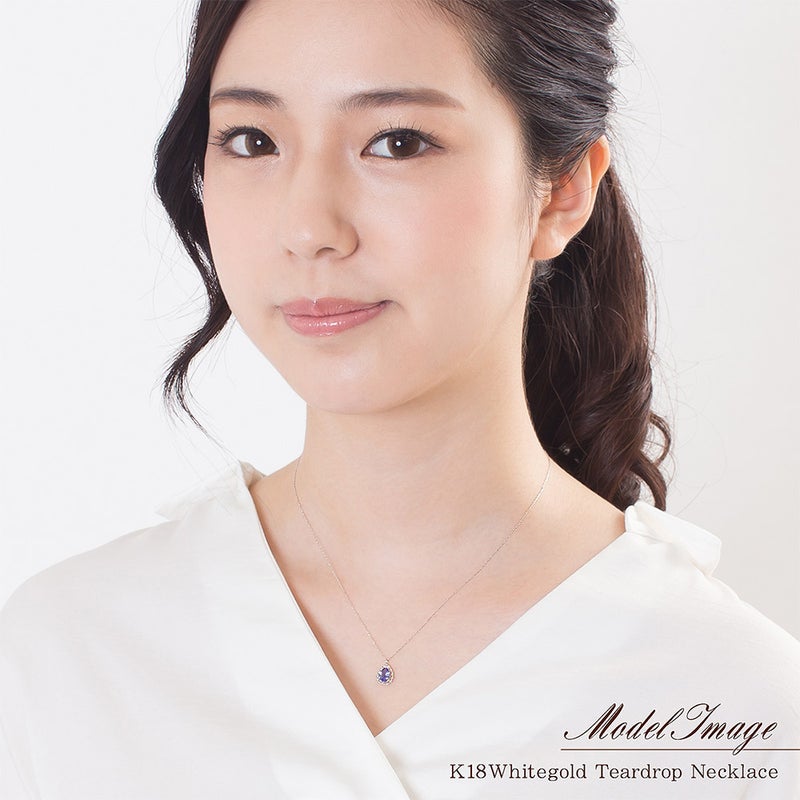 K18WG タンザナイト ネックレス_10