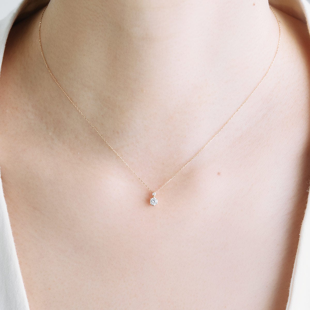 K18YG ダイヤモンド ネックレス_05