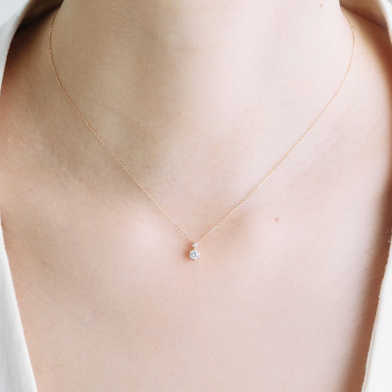 K18YG ダイヤモンド ネックレス_05