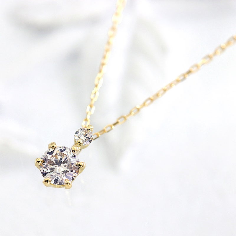 K18YG ダイヤモンド ネックレス_09