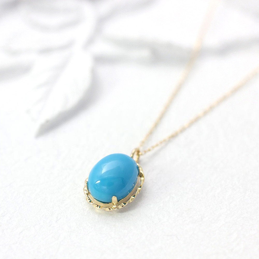 K18YG ターコイズネックレス_02