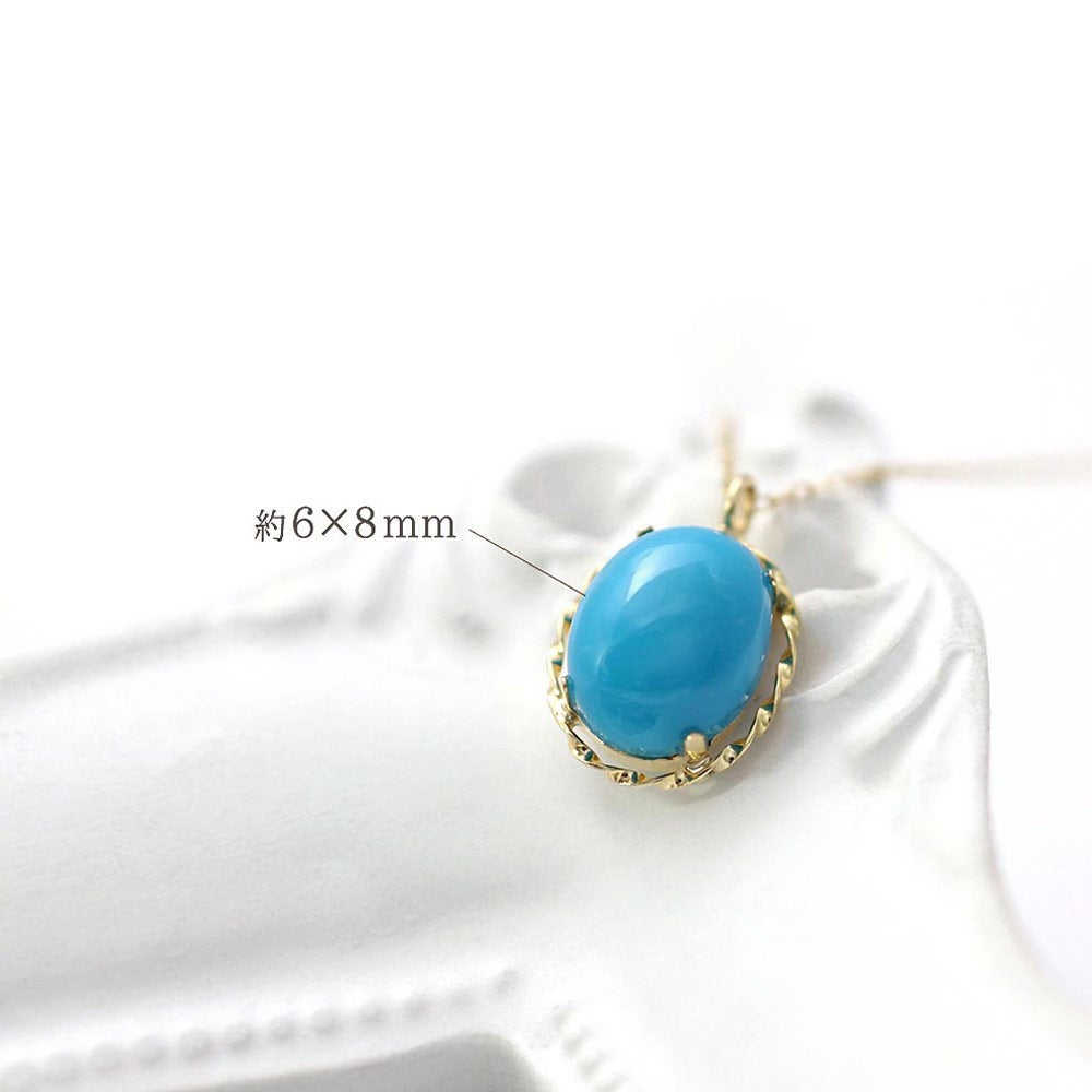 K18YG ターコイズネックレス_05