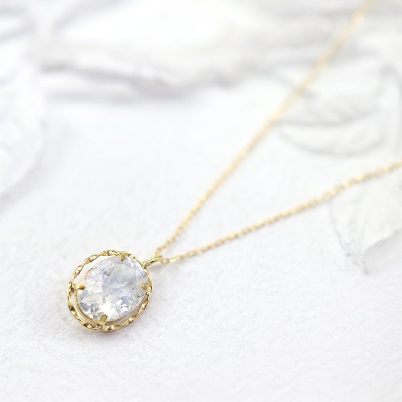 K18YG ブルームーンストーン ネックレス_02