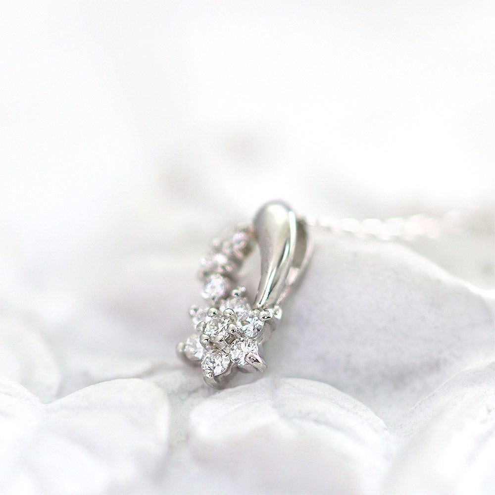 K18WG ダイヤモンド ネックレス_04