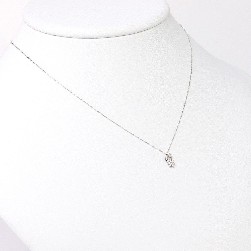 K18WG ダイヤモンド ネックレス_05