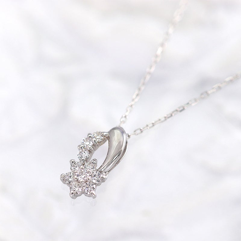 K18WG ダイヤモンド ネックレス_09