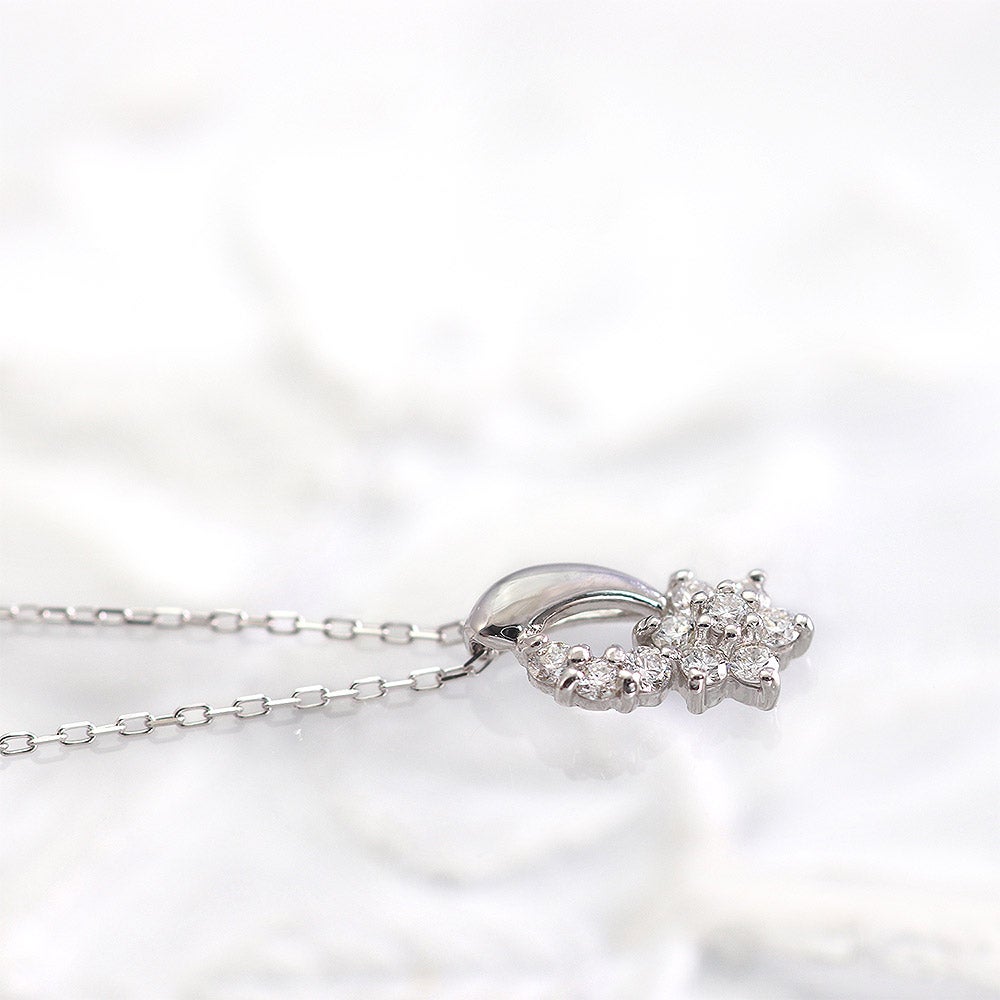 K18WG ダイヤモンド ネックレス_10