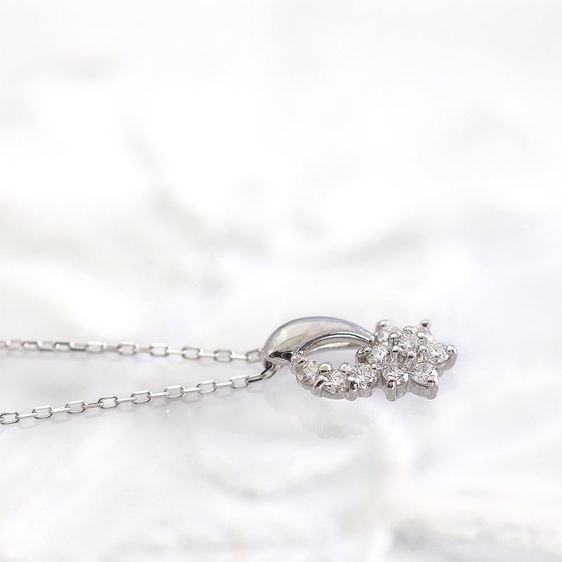 K18WG ダイヤモンド ネックレス_10