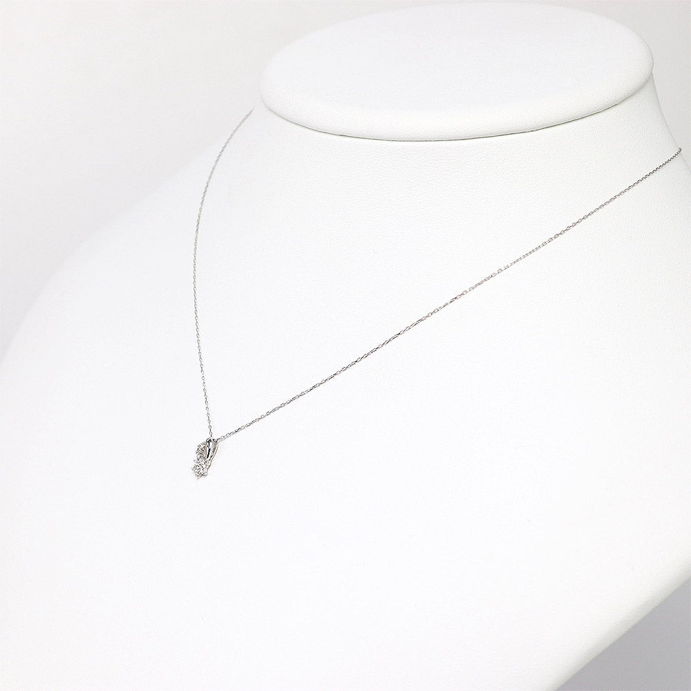 K18WG ダイヤモンド ネックレス_12