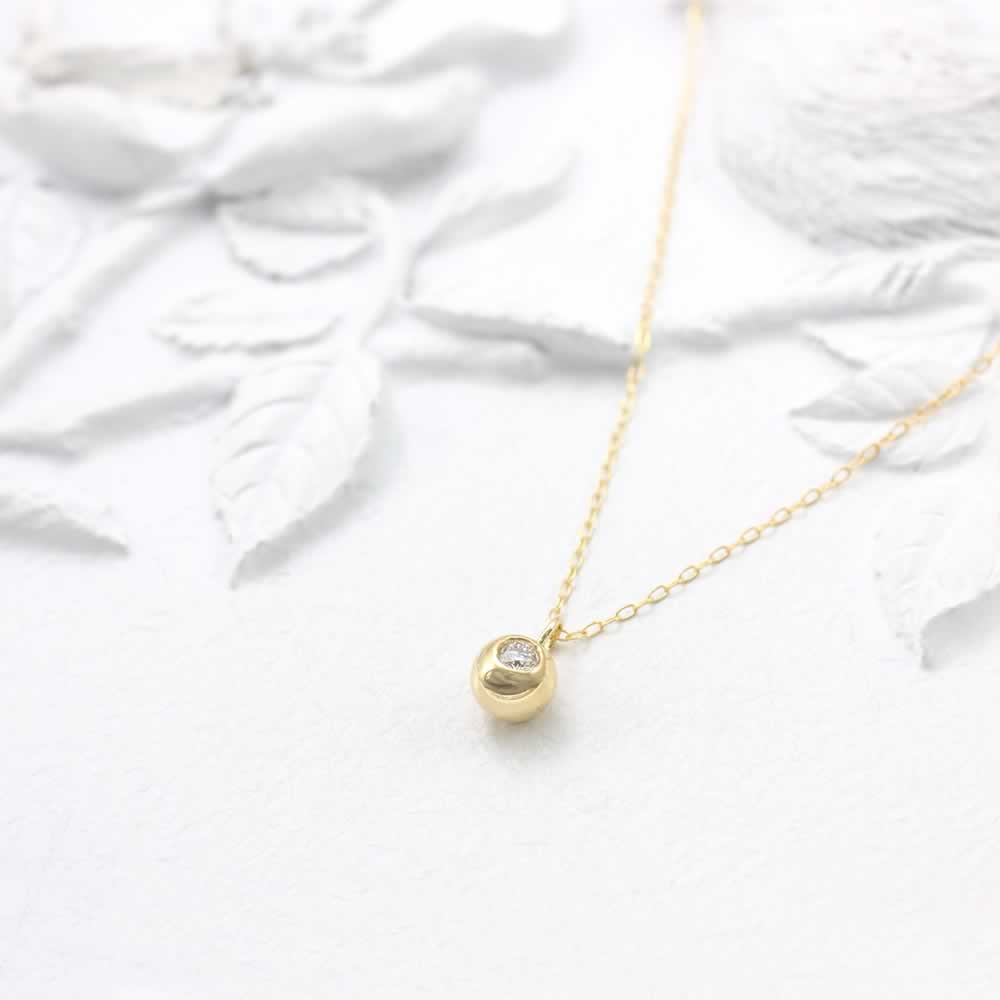 K18 ダイヤモンド ネックレス_02