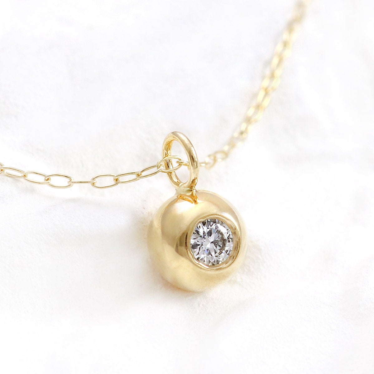 K18 ダイヤモンド ネックレス_09