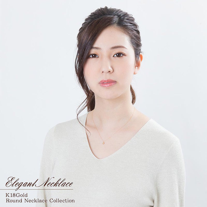 K18 ダイヤモンド ネックレス_11