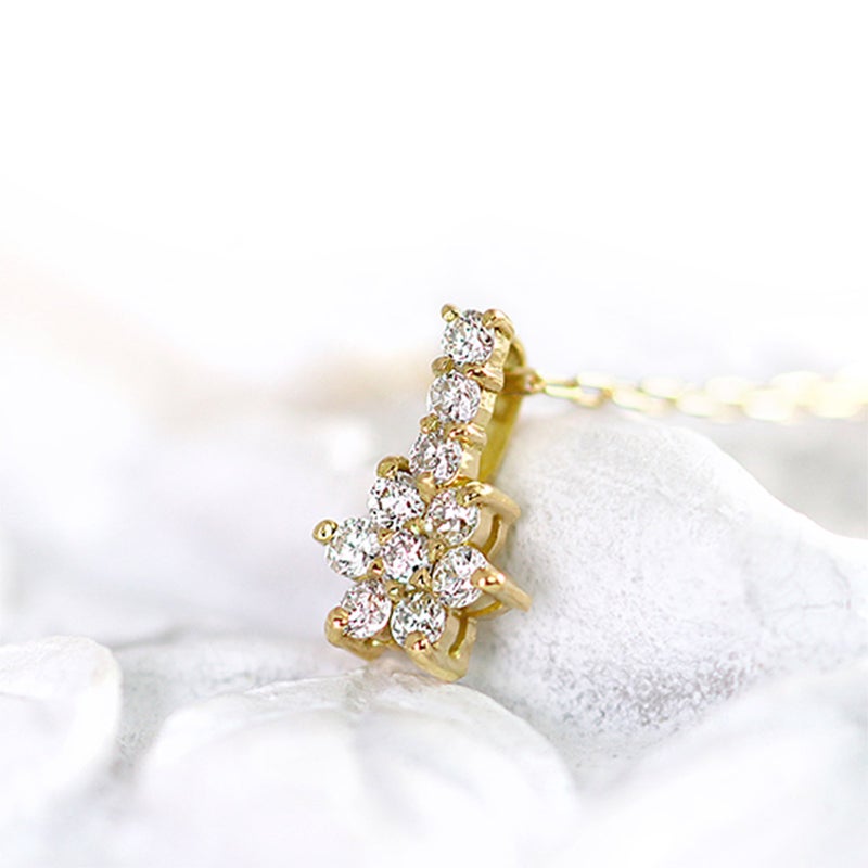 K18YG ダイヤモンド ネックレス_04