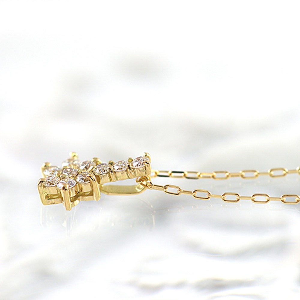 K18YG ダイヤモンド ネックレス_09