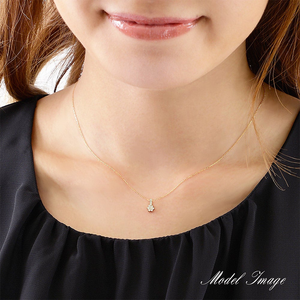 K18YG ダイヤモンド ネックレス_11