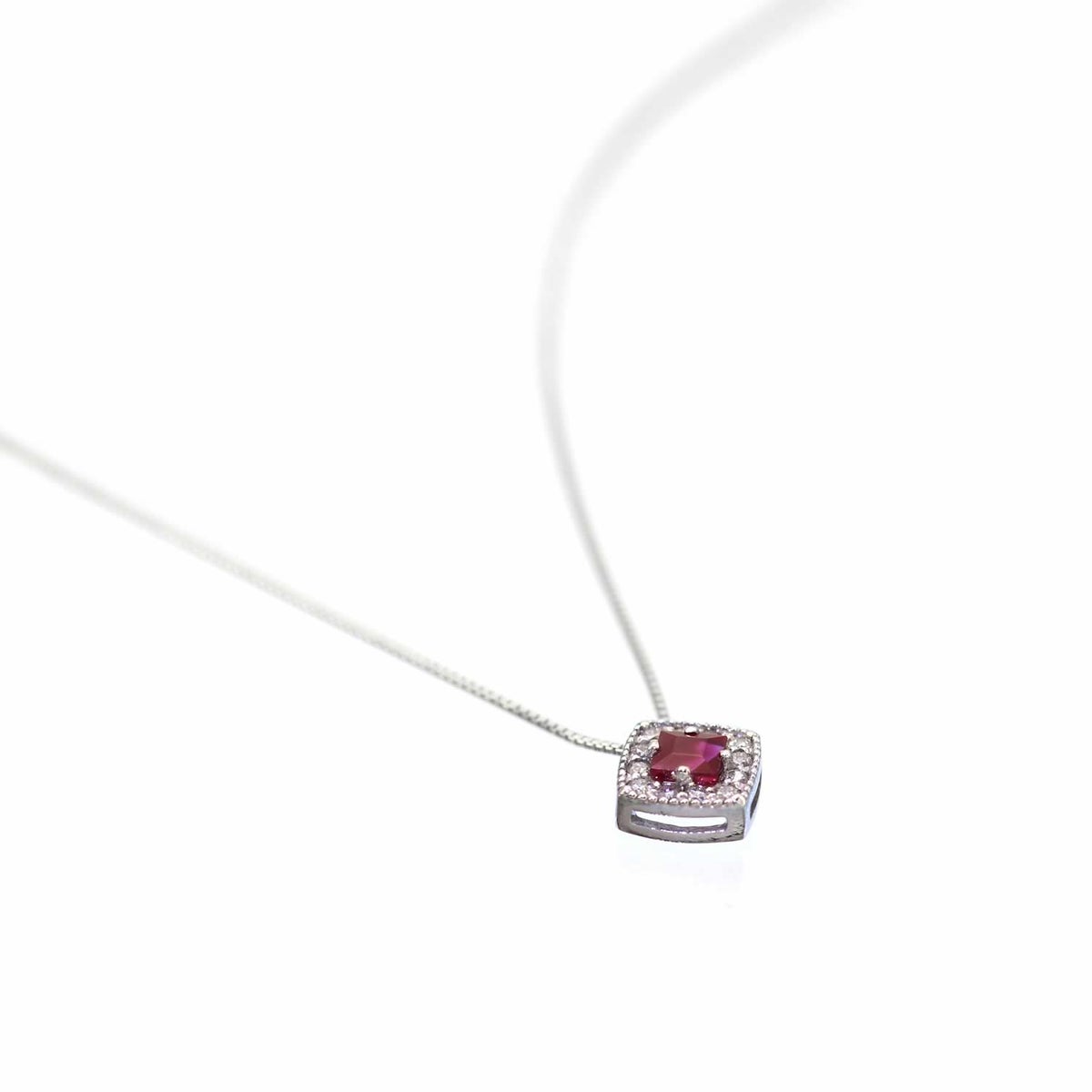 K18WG ルビー＆ダイヤモンド ネックレス_03