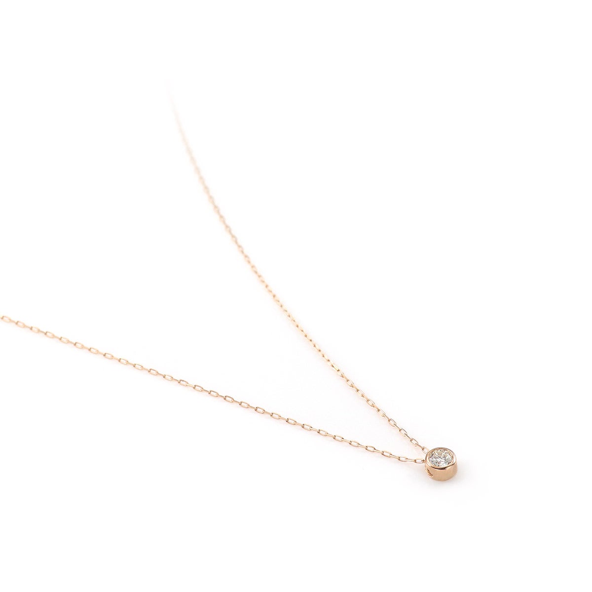 K18PG ダイヤモンド 一粒ネックレス_03