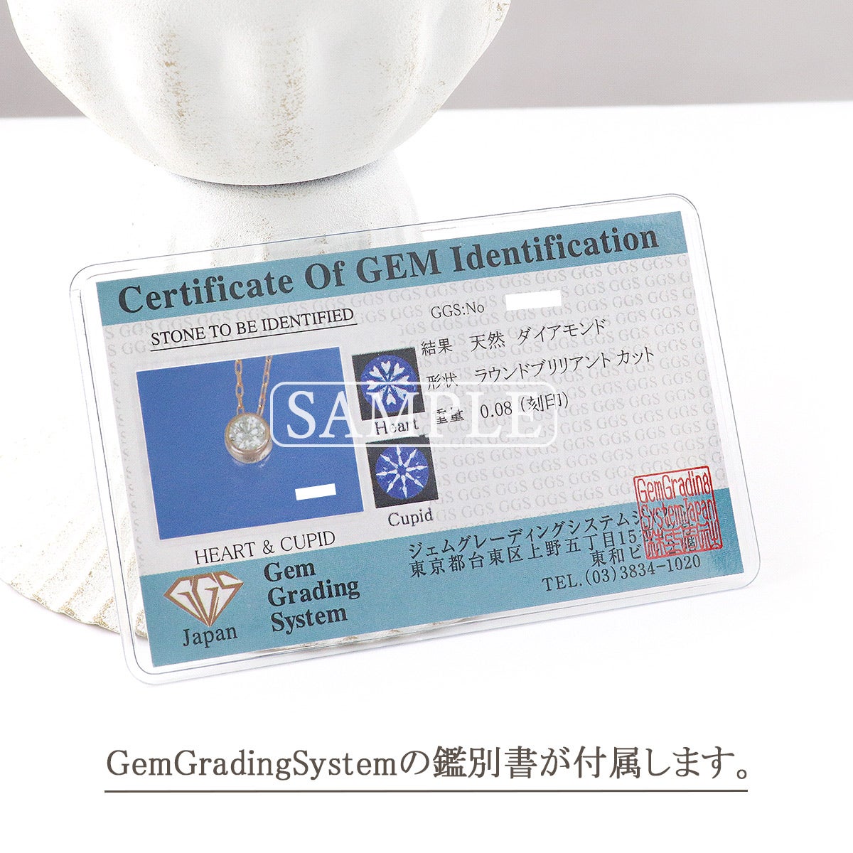 K18PG ダイヤモンド 一粒ネックレス_13