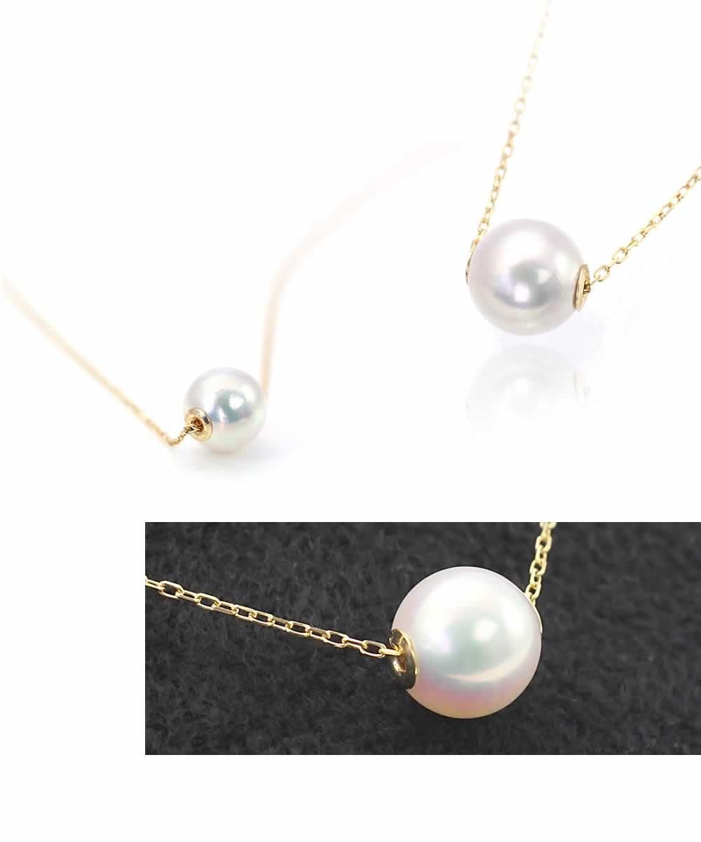 K18YG アコヤ真珠 ネックレス_03