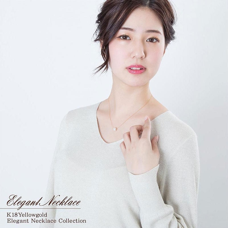 K18YG アコヤ真珠 ネックレス_04