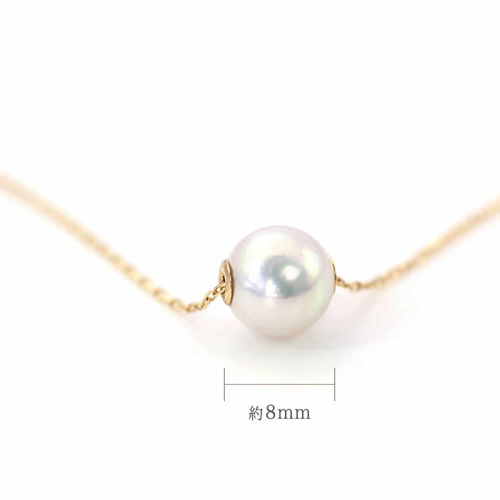 K18YG アコヤ真珠 ネックレス_05