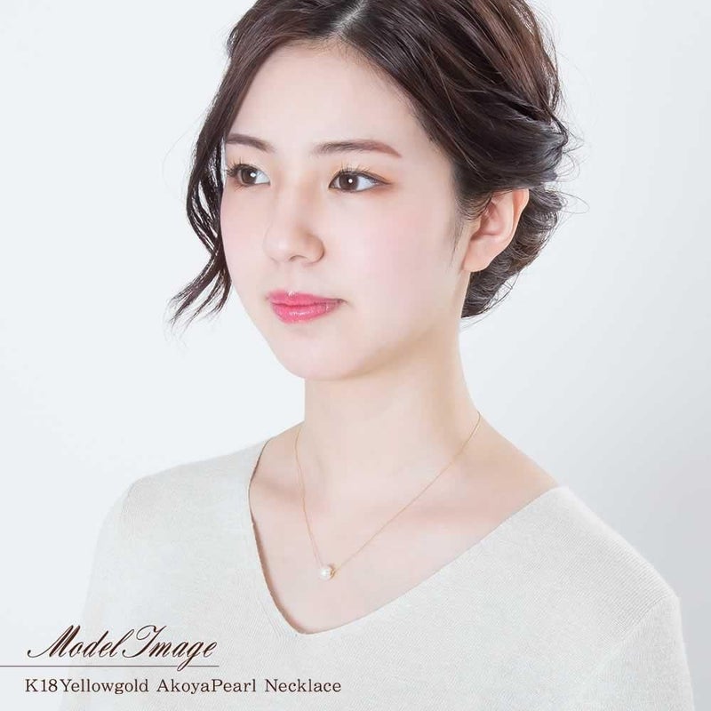K18YG アコヤ真珠 ネックレス_09