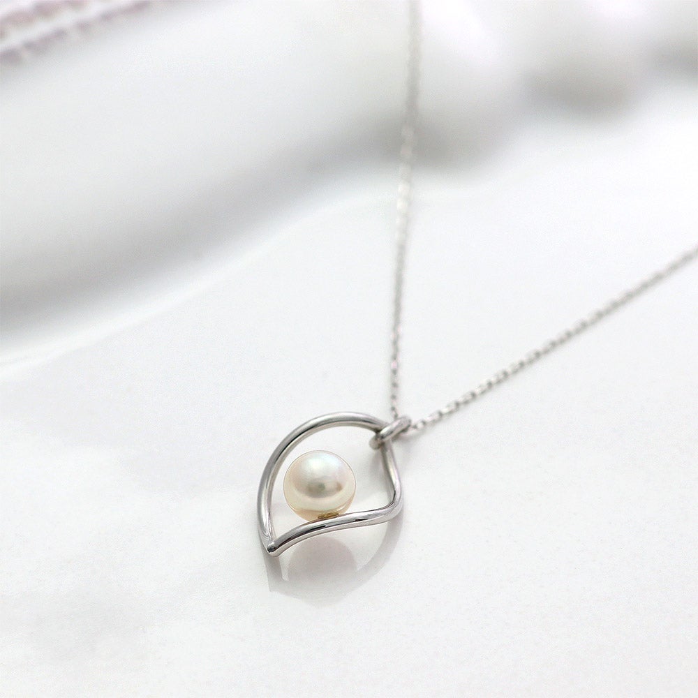 K18WG あこや真珠 ネックレス_02