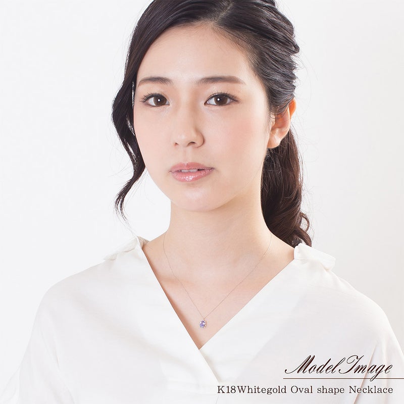 K18WG タンザナイト ネックレス_10