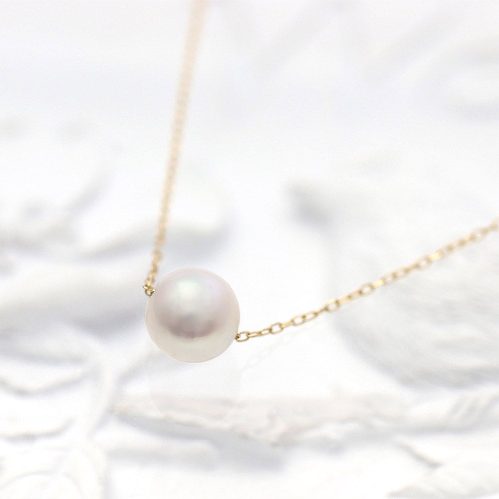 K18YG あこや真珠 ネックレス_10