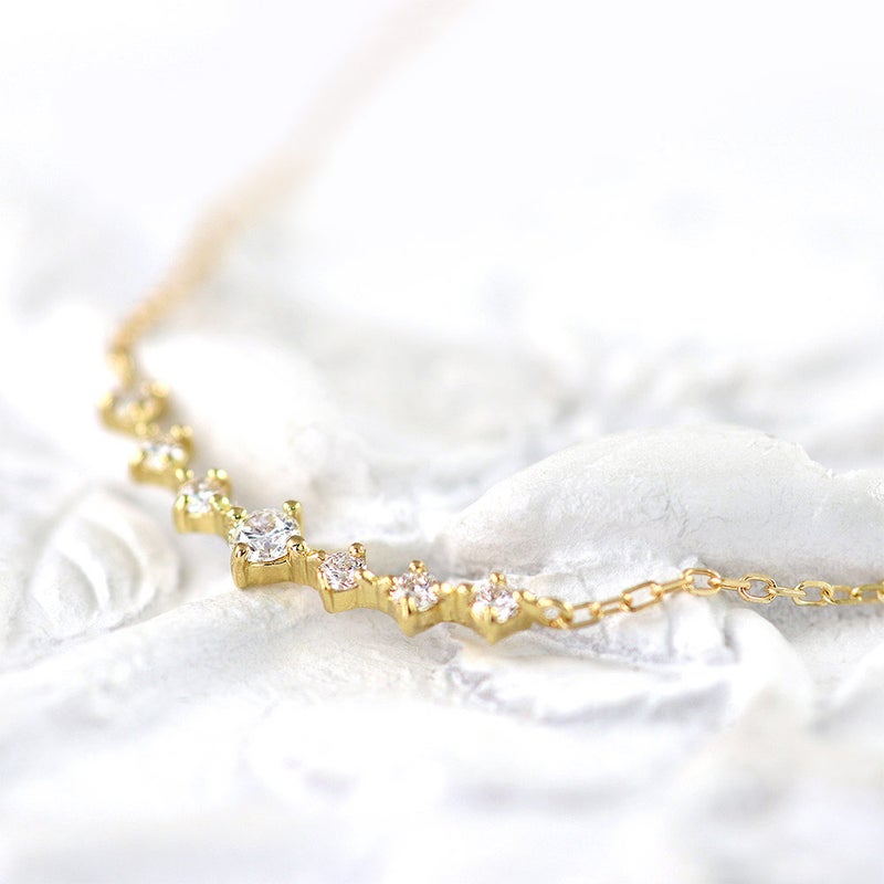 K18YG ダイヤモンド ネックレス_04