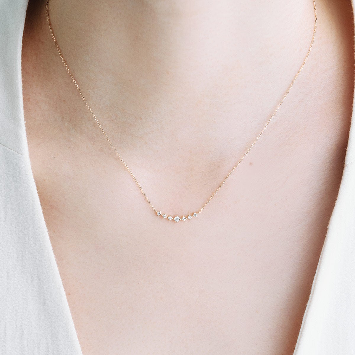 K18YG ダイヤモンド ネックレス_05