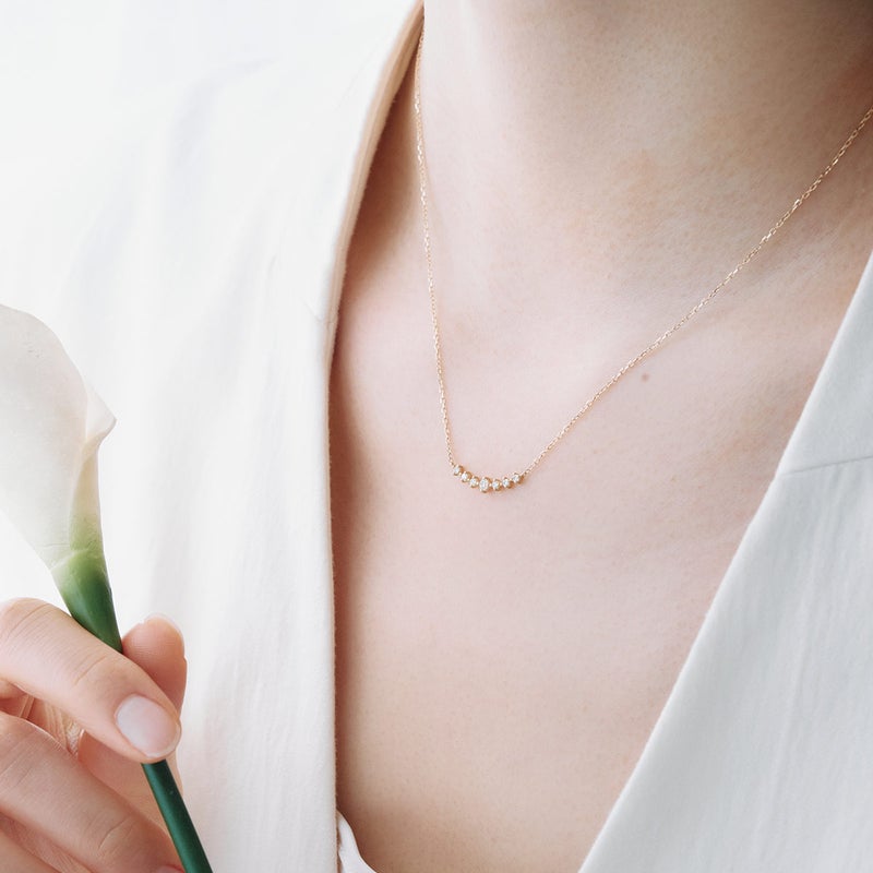 K18YG ダイヤモンド ネックレス_09