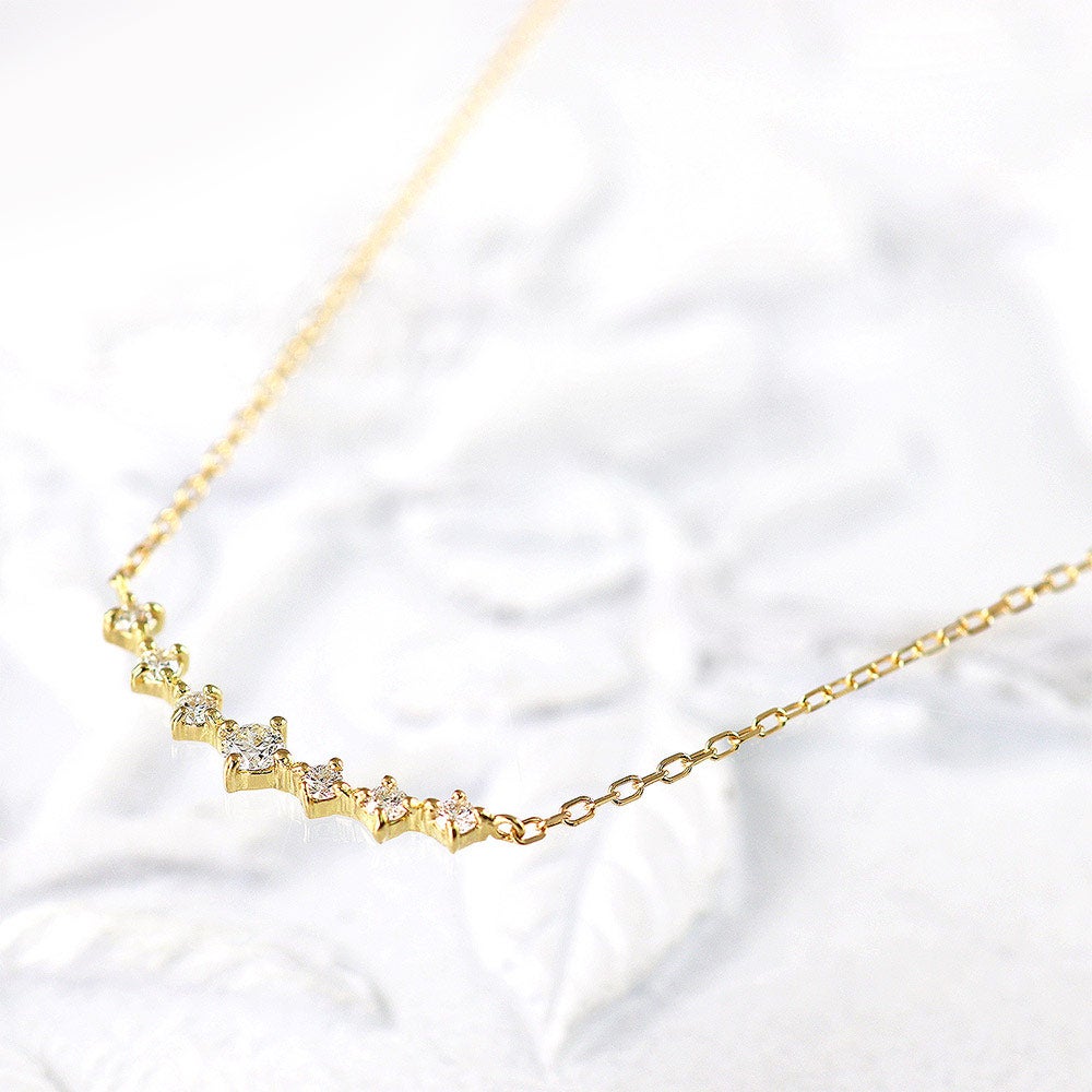 K18YG ダイヤモンド ネックレス_10