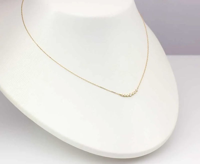 K18YG ダイヤモンド ネックレス_10