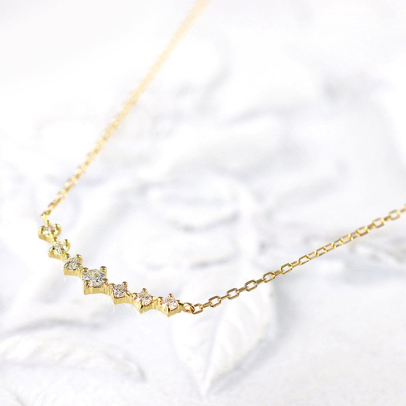 K18YG ダイヤモンド ネックレス_10