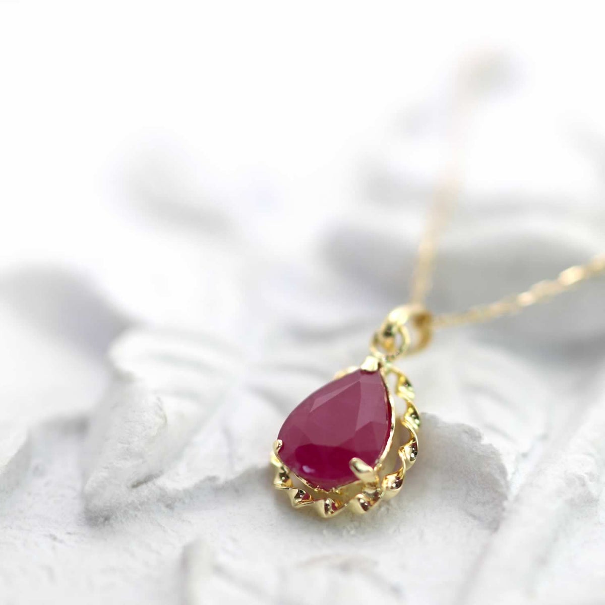 K18YG ルビー ネックレス_04