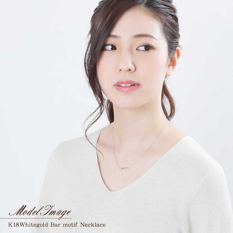 K18WG バーネックレス_12