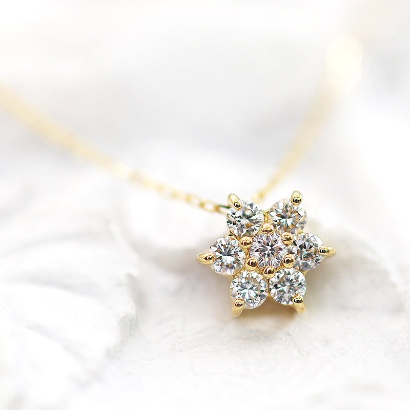 K18YG ダイヤモンド 0.1ct ネックレス_11