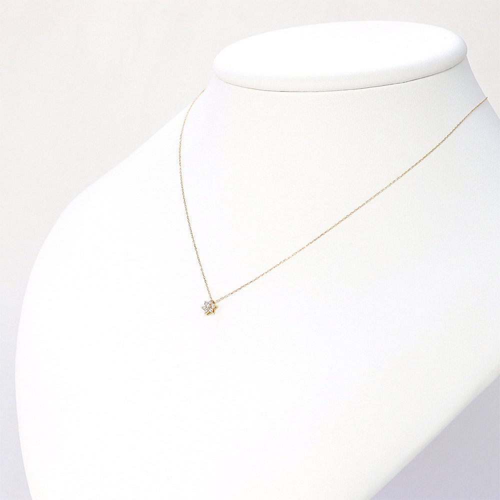 K18YG ダイヤモンド 0.1ct ネックレス_13