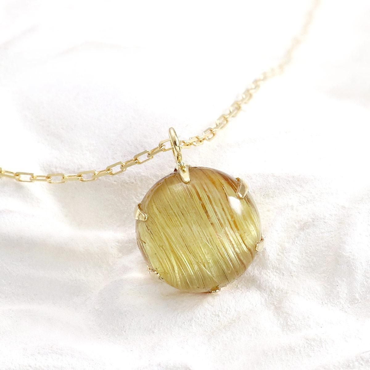 K18YG ルチルクォーツ ネックレス_02