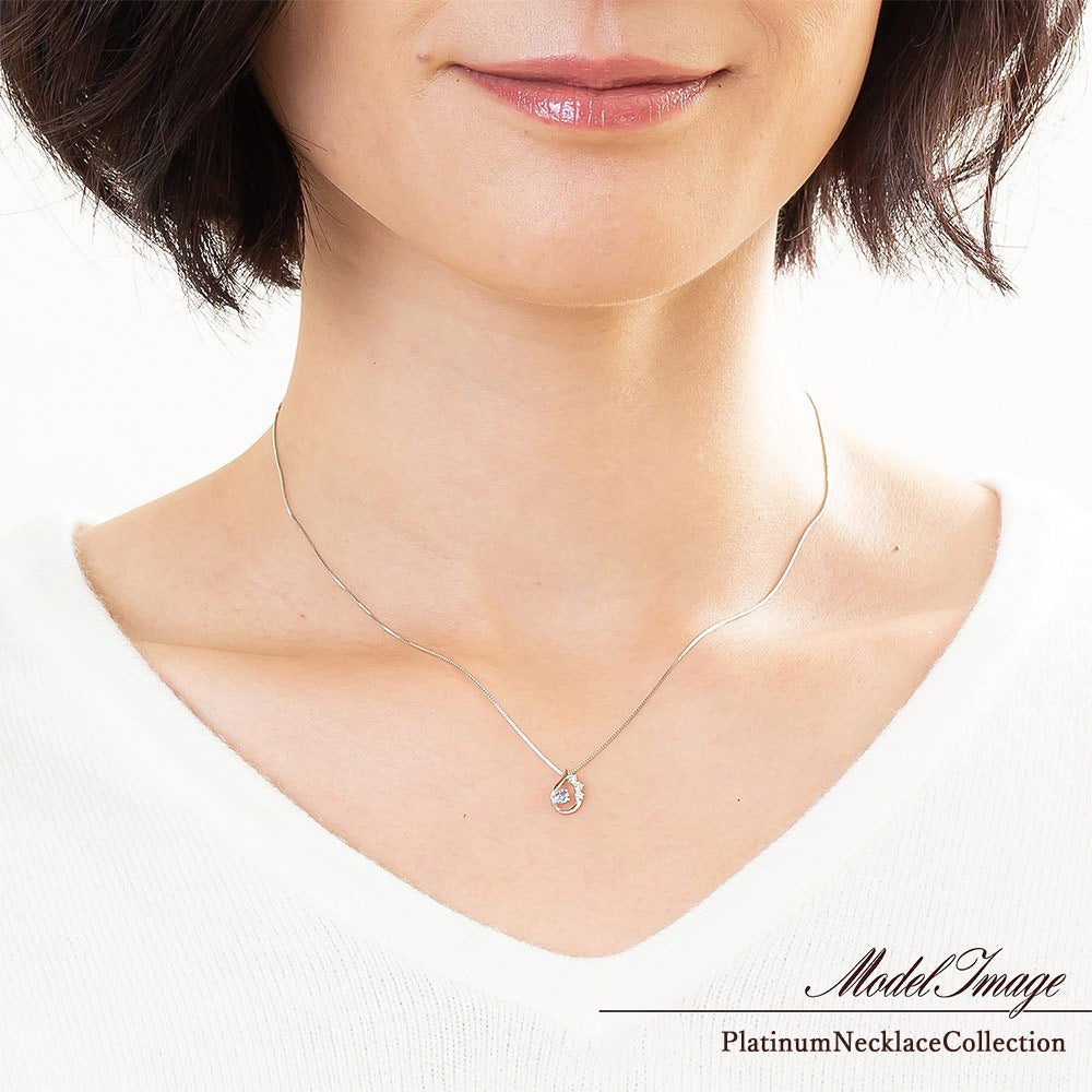 Pt950 タンザナイト＆ダイヤモンド ネックレス_05