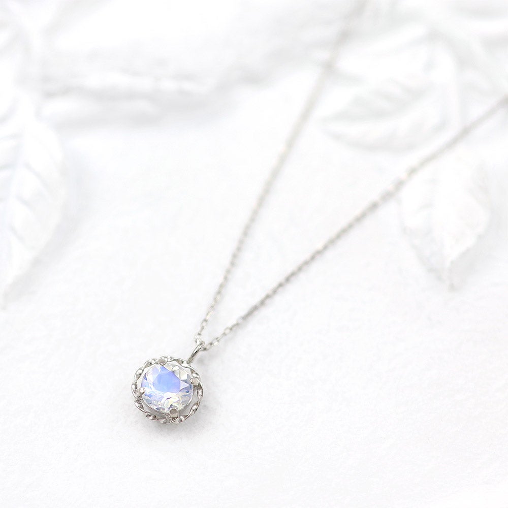 Pt900 ブルームーンストーン ネックレス_02