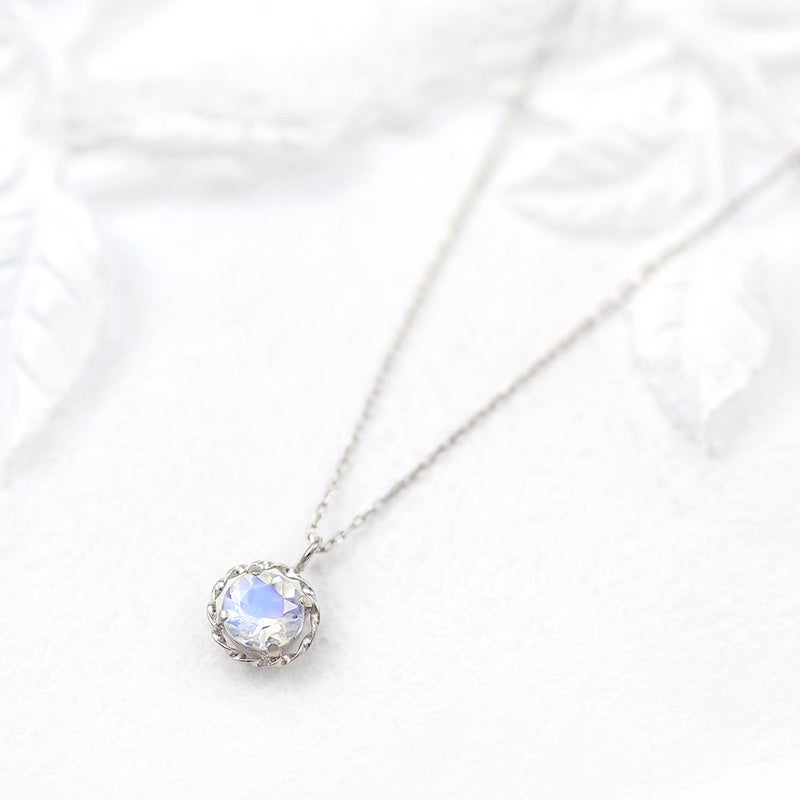 Pt900 ブルームーンストーン ネックレス_02